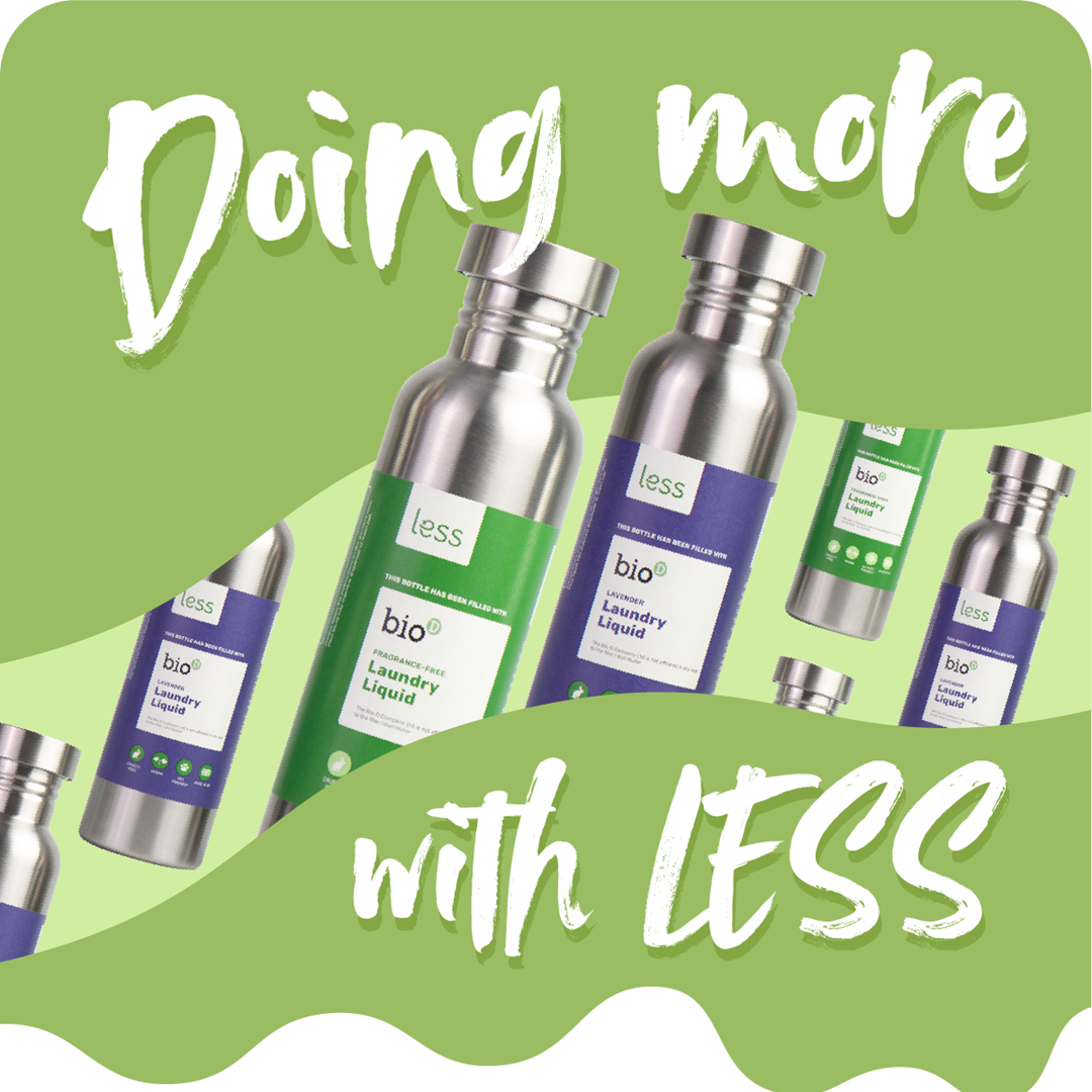 Bio-D Promotes our Laundry Bottles For Life!